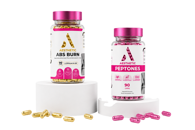 Kit Aesthetic Body | Abs Burn + Peptones para Definición y Firmeza Total | Fuerza Pura