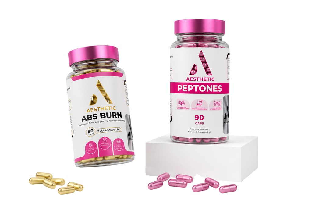 Kit Aesthetic Body | Abs Burn + Peptones para Definición y Firmeza Total
