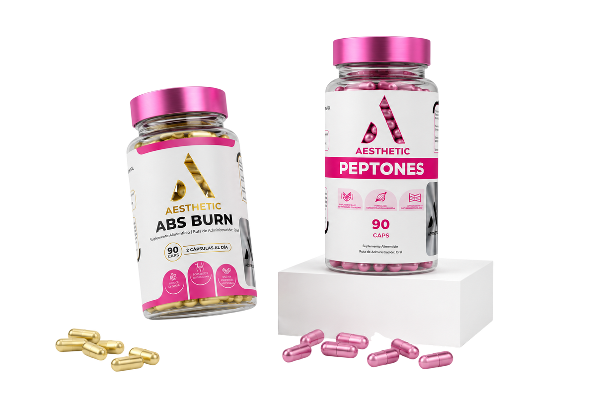 Kit Aesthetic Body | Abs Burn + Peptones para Definición y Firmeza Total