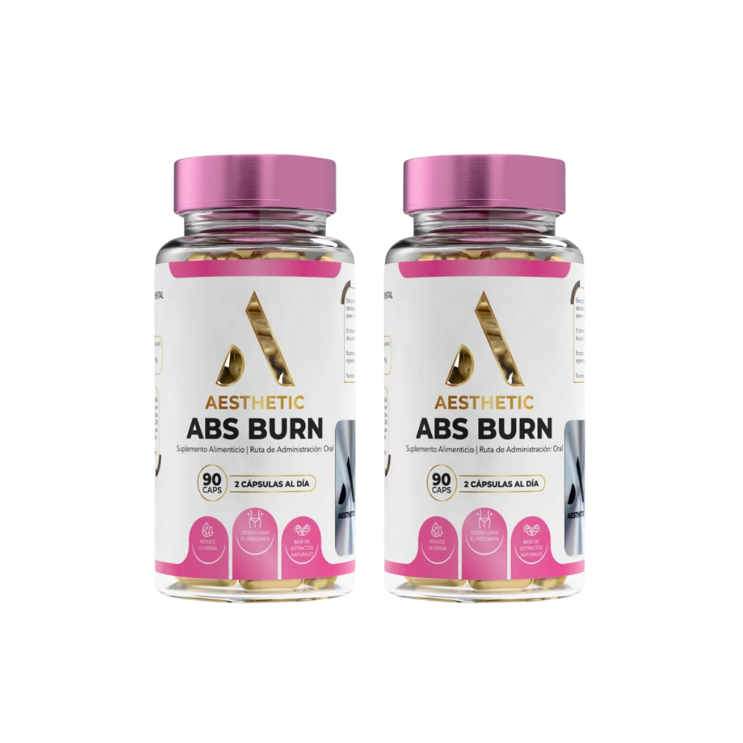 Aesthetic Abs Burn x2 | Definición Muscular, Energía y Quema de Grasa Natural