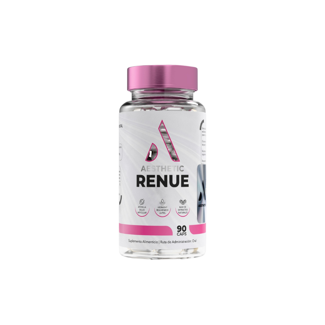 Pack Aesthetic RENUE x2 | Colágeno Premium para Piel Radiante, Cabello Fuerte y Articulaciones Saludables